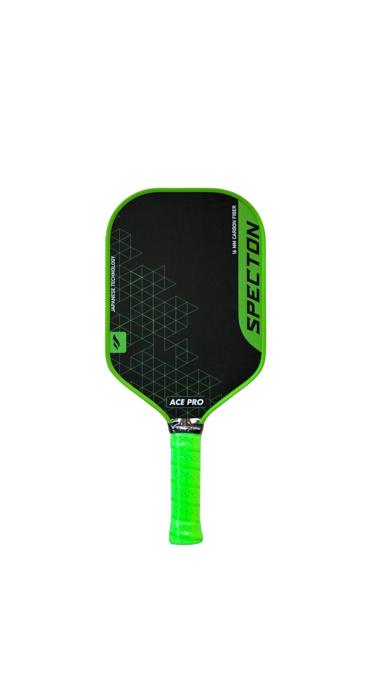 Specton Ace Pro 16mm carbon fiber pickleball paddle designed for control and consistent shot placement