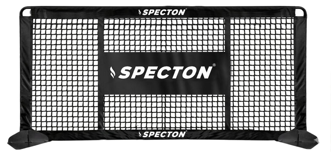 8x4 ft pickleball court divider with heavy-duty frame and woven netting by Specton