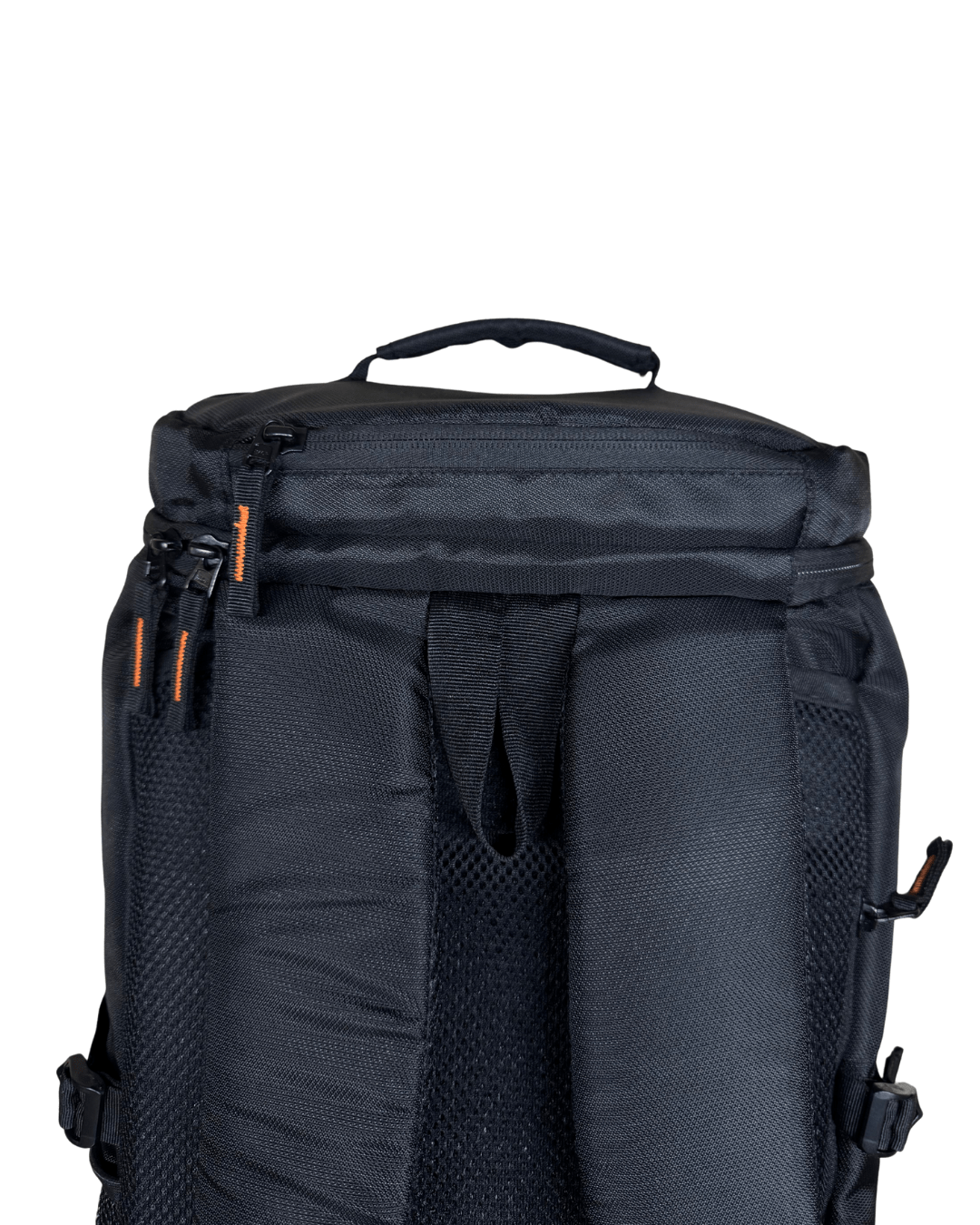 Top carry handle and zippered compartment on Specton pickleball backpack