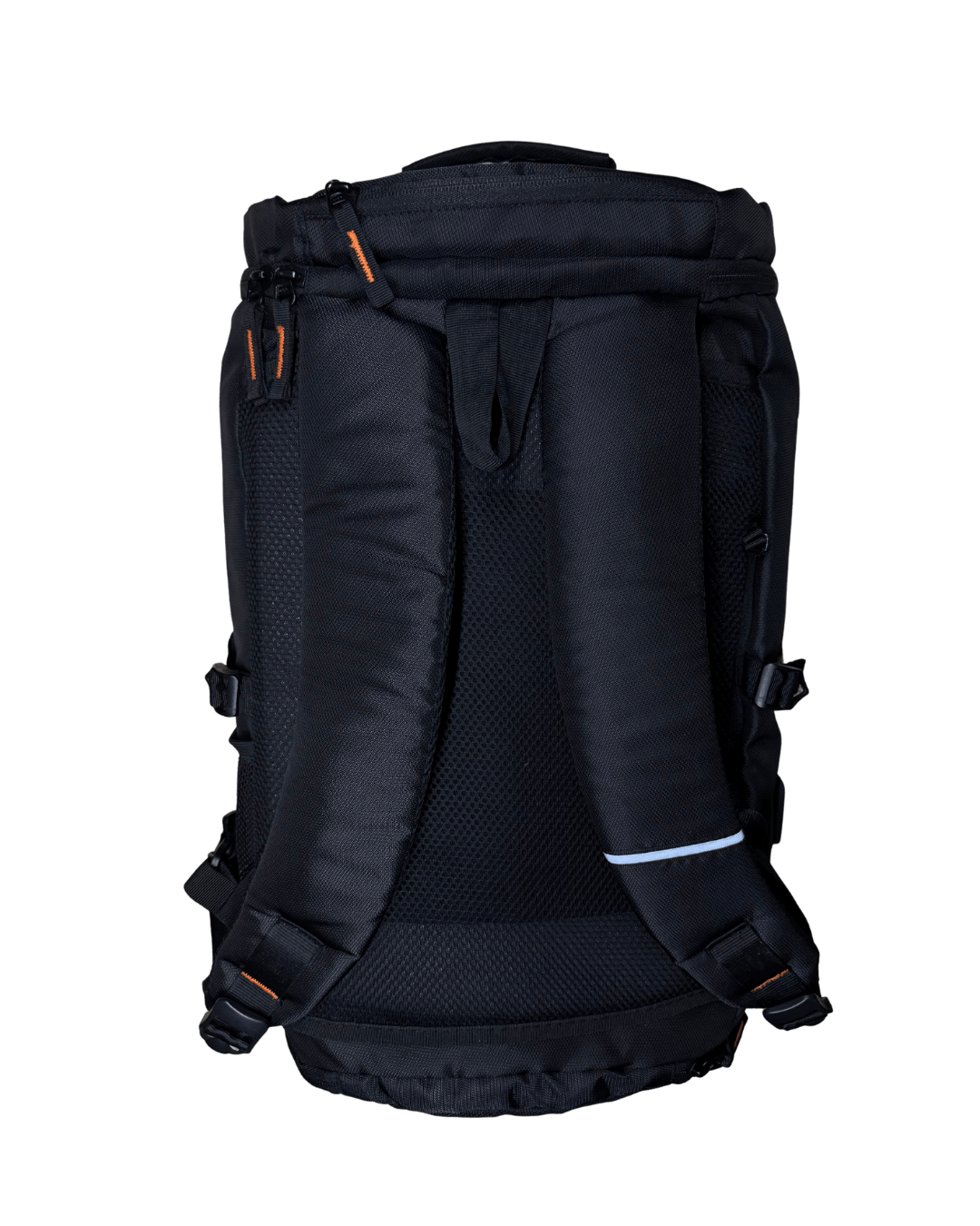 Padded shoulder straps and ventilated back panel on Specton pickleball backpack