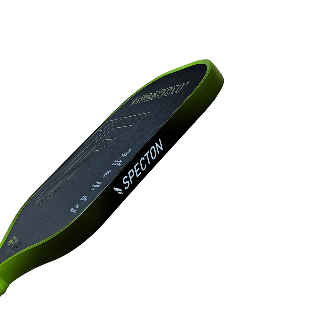 Durable pickleball paddle with spin and control – Specton Rave Green