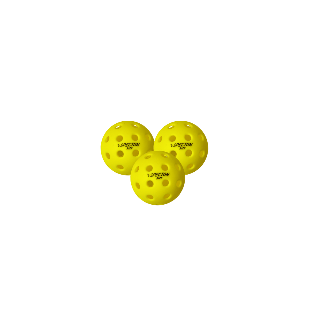 SPECTON Rize 40 Holes Performance Pickleballs (Pack of 3) - Specton