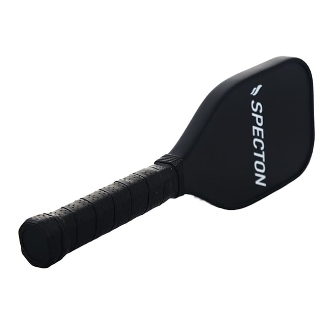 Angled view of Specton Sweet Spot training paddle designed to improve pickleball accuracy and control