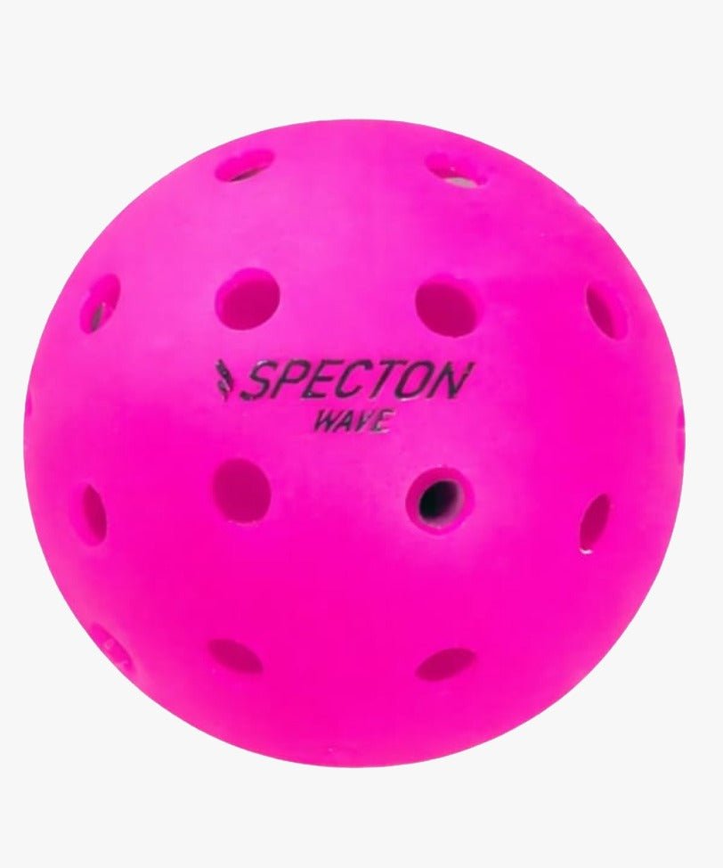 Specton Wave outdoor pickleball ball in pink for training, tournament and club play